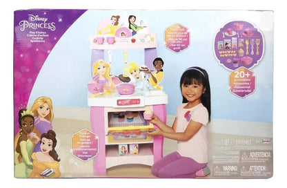 Cocinita Princess Disney Con Accesorios Jakks Pacific Cd Color ROSA/BLANCO/MORADO