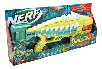 Nerf Dinosquad Armorstrike 16 Dardos Hasbro Da Verde Lima