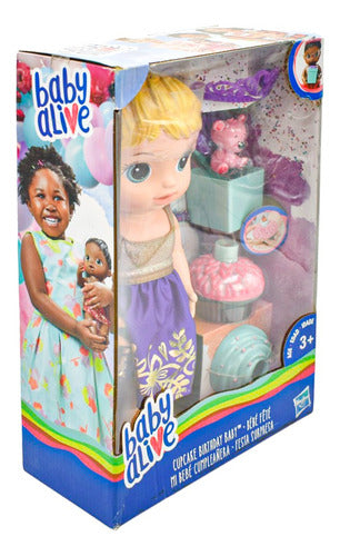 Baby Alive Mi Bebe Cumpleañera Muñeca 31cm Hasbro Cf