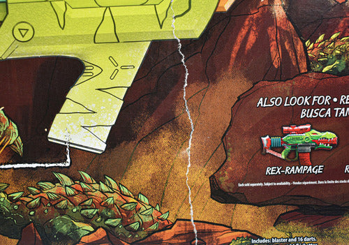 Nerf Dinosquad Armorstrike 16 Dardos Hasbro Da Verde Lima