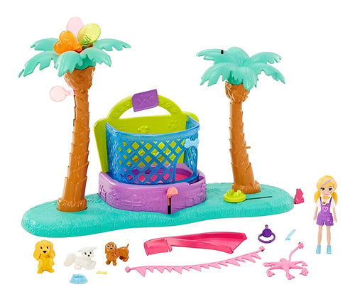Polly Pocket Parque Tematico De Mascotas Gwd80 Mattel Multicolor