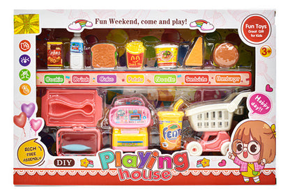 Juego De Cocina Supermercado 14 Pzas Penthouse Hz-8 Multicolor