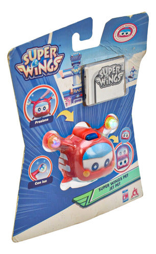 Super Wings Pet Jet Pet Figura 4cm Con Luces Fotorama Da