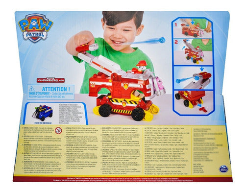 Paw Patrol Marshall Levántate Y Rescata Spin Master Rojo