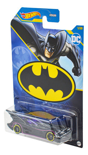 Hot Wheels Batman Hdg89 Pack 5 Vehiculos #1 Mattel Negro
