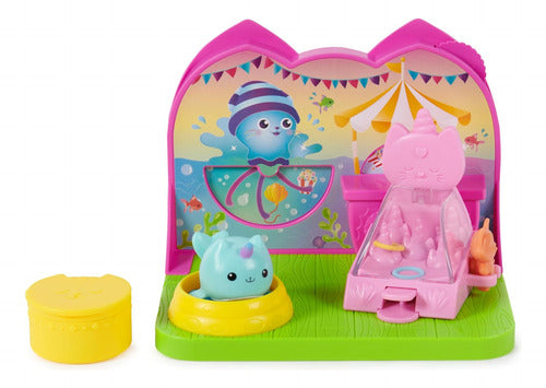 Gabbys Dollhouse Set Sala De Feria De Kitty Spin Master Da Rosa