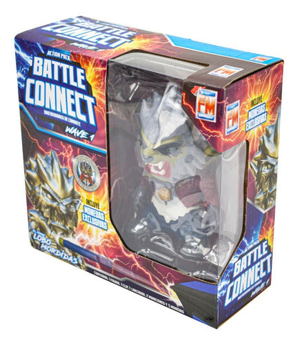 Battle Connect Serie 1 Lobo Mordidas 10cm Fotorama