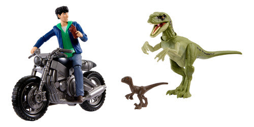 Jurassic World Contenido Animado Paquete Kenji Y Moto
