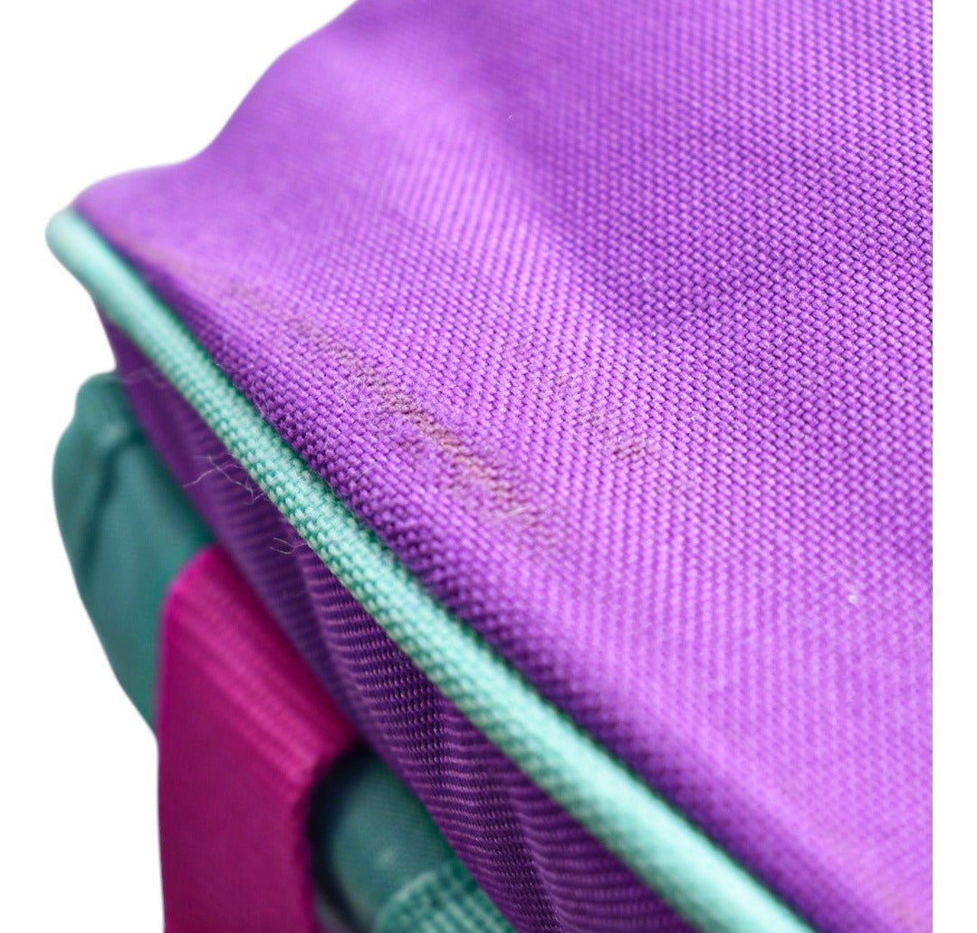 Mochila Happy Girl Need More Space Rosa Primaria Chenson Con Detalle Violeta Textura