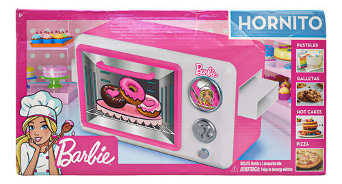 Barbie Hornito Electronico 4 Accesorios Mattel Cf Rosa