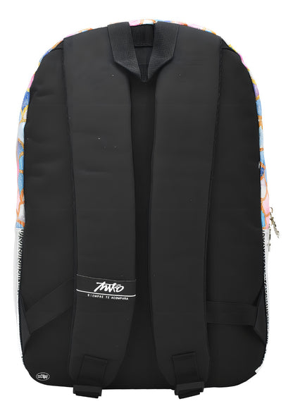 Mochila Escolar Niña Negro Miko Club con Compartimento para Laptop 17L