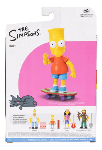 Los Simpsons Pack 4 Figuras Articuladas Jakks Pacific