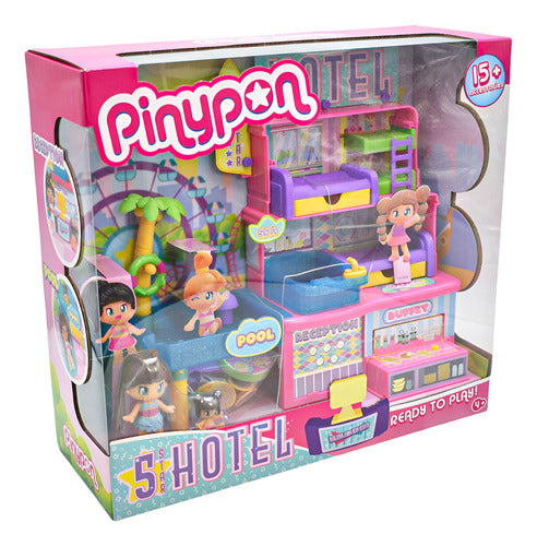 Pinypon Hotel 5 Estrella Ready Yo Play 15 Accesorios Famosa Mullticolor
