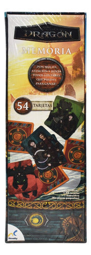 Dragones Pack Rompecabezas Domino Y Memoria Novelty