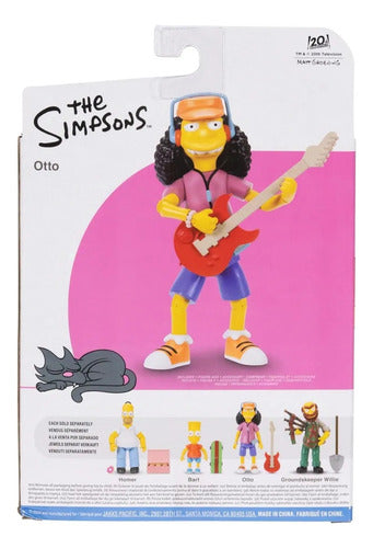 Los Simpsons Pack 4 Figuras Articuladas Jakks Pacific