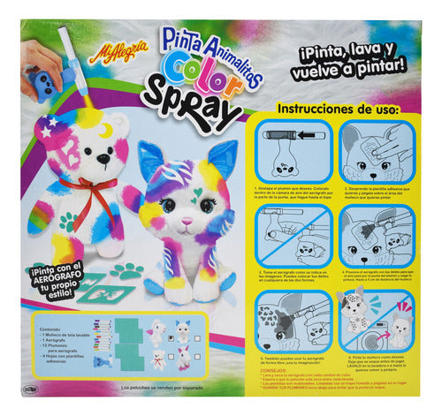 Pinta Animalitos Color Spray Gato Mi Alegria