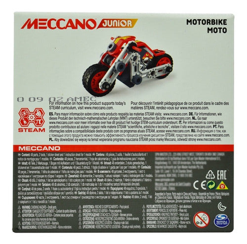 Meccano Pack 4pz Helicoptero Bulldozer Carro Moto Spinmaster 169
