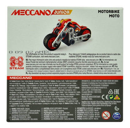 Meccano Pack 4pz Helicoptero Bulldozer Carro Moto Spinmaster 169