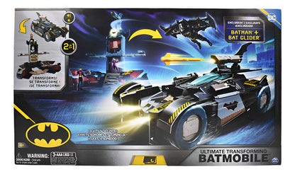 Batman Ultimate Transforming Batmobile Spin Master Da Negro/Gris/Azul