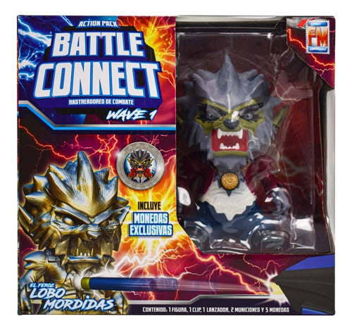 Battle Connect Serie 1 Lobo Mordidas 10cm Fotorama