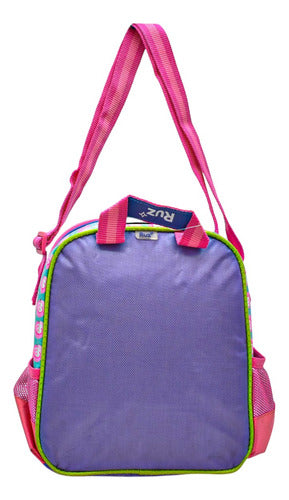 Lonchera Princesa Nella 3d Termica Original Ruz Con Detalle Violeta Nella