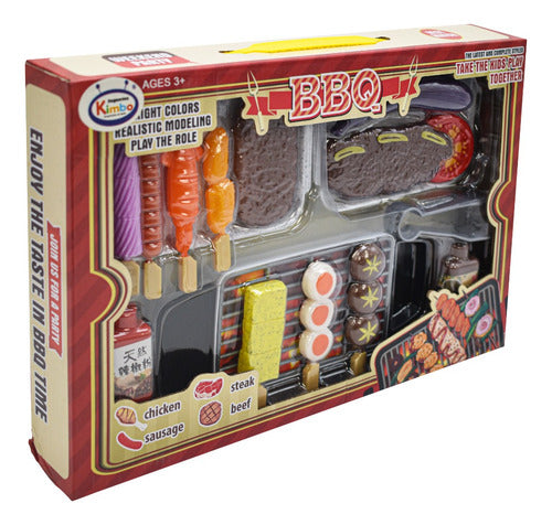 Set De Juego Barbecue Bbq 21 Accesorios Set #2 Cd