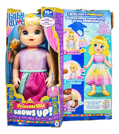 Baby Alive Princesa Ellie Crece De Verdad Y Habla Hasbro Cd