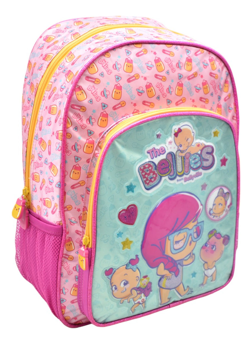 Mochila Bellies Bellie Beth Kit 5 Piezas #4 Primaria Famosa Rosa Impresion 3d