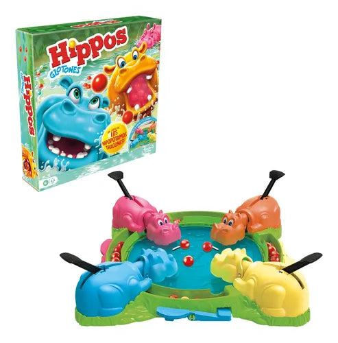 Juego de Mesa Hippos Glotones Hasbro +4 años