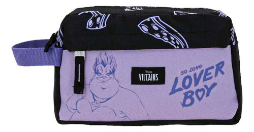 Mochila Y Lapicera Disney Villains Ursula Primaria Chenson Negro/lila Ursula