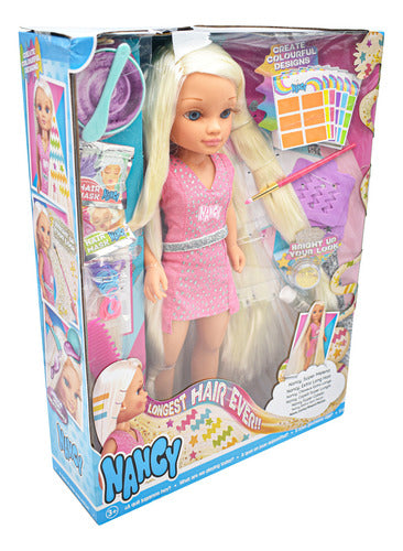 Nancy Super Melena Muñeca 43cm Famosa Cd