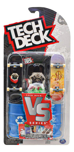 Teck Deck Vs Series Pack 6 Patinetas Accesorios Spin Master Multicolor Beige