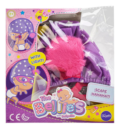 Mochila Bellies Bellie Beth Kit 4pz Brillos Primaria Famosa Rosa Estampado/brillos