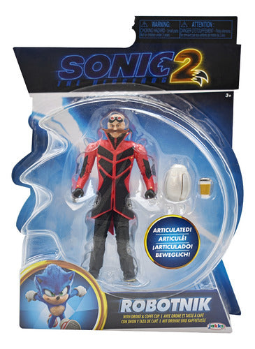 Sonic The Hedgehog 2 Robotnik Con Dron 12cm Jakks Pacific Cd