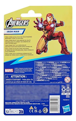 Marvel Avengers Iron Man Figura 10cm Con Accesorio Hasbro