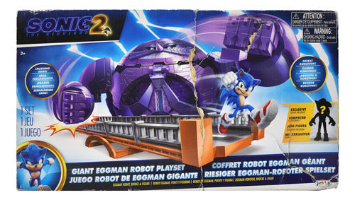 Sonic 2 Juego Robot De Eggman Gigante Jakks Pacific Cd Sonic