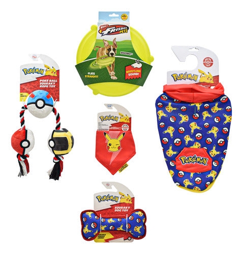 Juguete Mordible Para Cachorros Y Ropa Xl Pokemon Jazwares