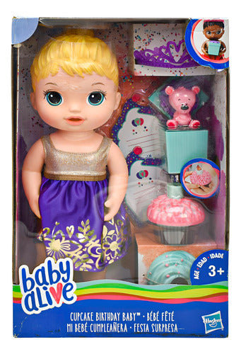 Baby Alive Mi Bebe Cumpleañera Muñeca 31cm Hasbro Cf