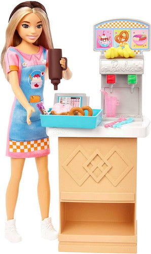 Muñeca Barbie Skipper First Job Barra De Snacks Mattel