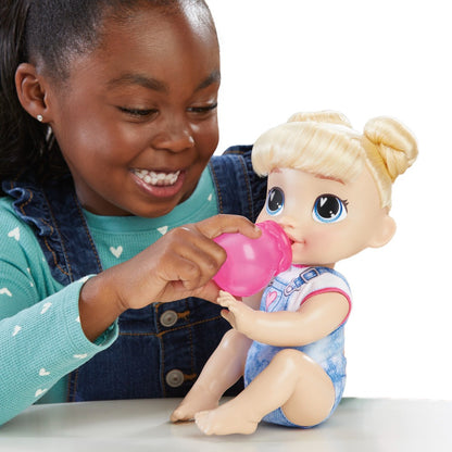 Baby Alive Muñeca Electrónica Harper Hugs de Pelo Rubio +3 años