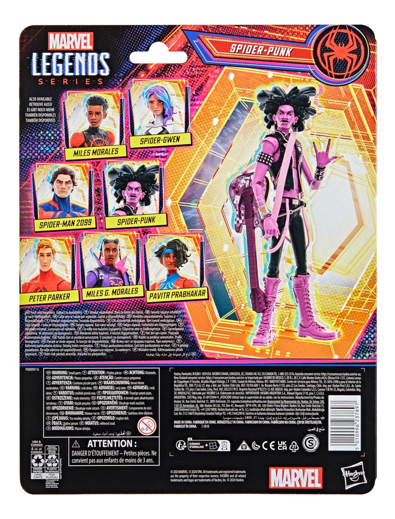 Marvel Legends Series Figura De Acción De Spider-punk