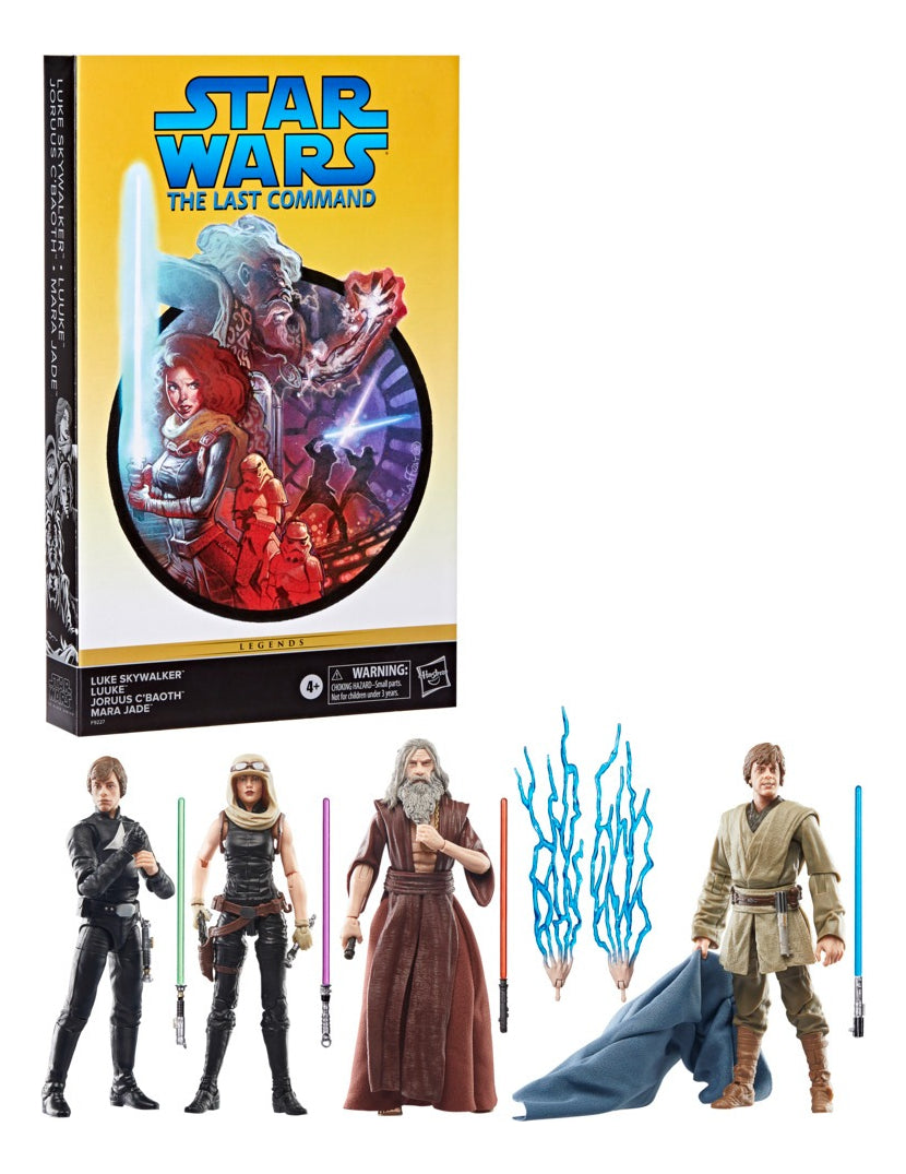 Pack x4 Figuras The Last Command +3 años Star Wars