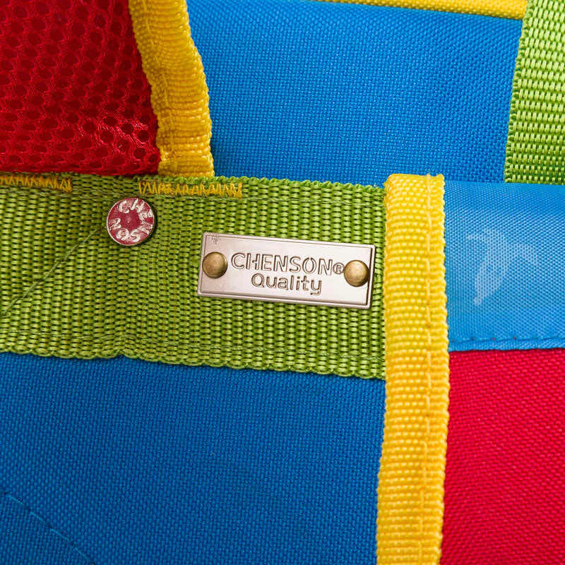 Mochila Chenson Mario Bros Mb64544-r Reforzada Dolay. Color Rojo Diseño de la tela Rayado