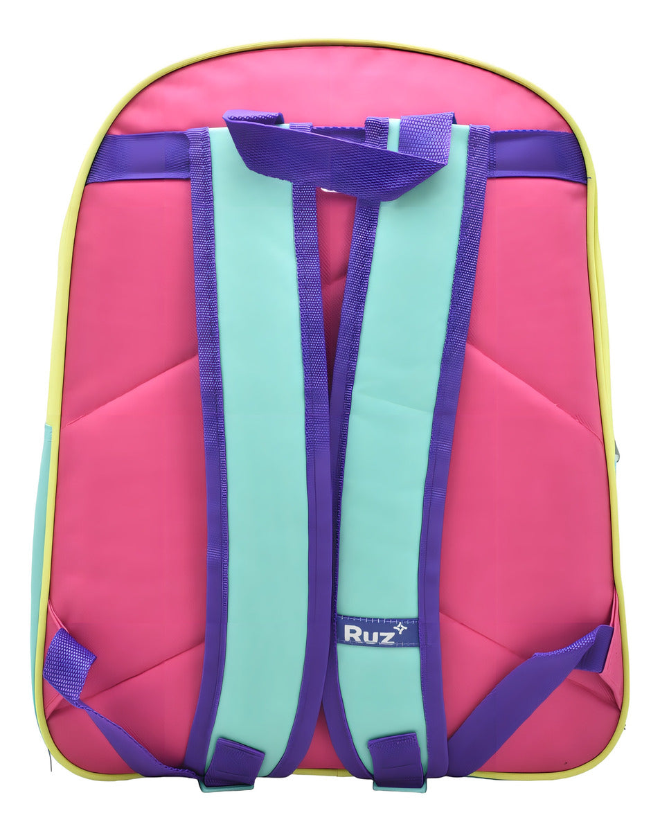 Mochila Minnie Mouse Stars Gonna Shine Estampado Rosa 159071 Primaria Ruz Diseño De La Tela Relieve