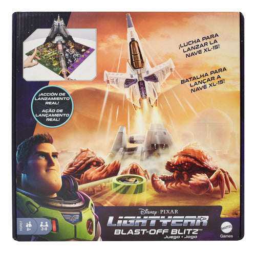 Disney Lightyear Blast Off Blitz Juego De Mesa Mattel Games