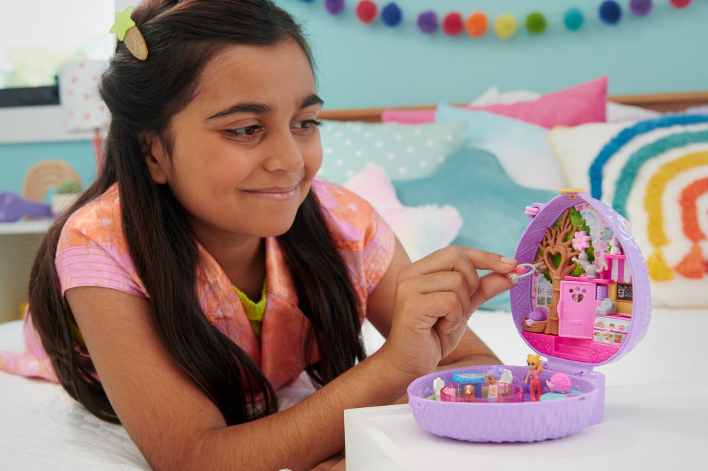 Polly Pocket Set De Juego Estuche De Cafetería De Erizo Color Multicolor