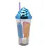 Vaso Plastico Metalizado Con Popote Pack 4pz #2 Sm22hat294