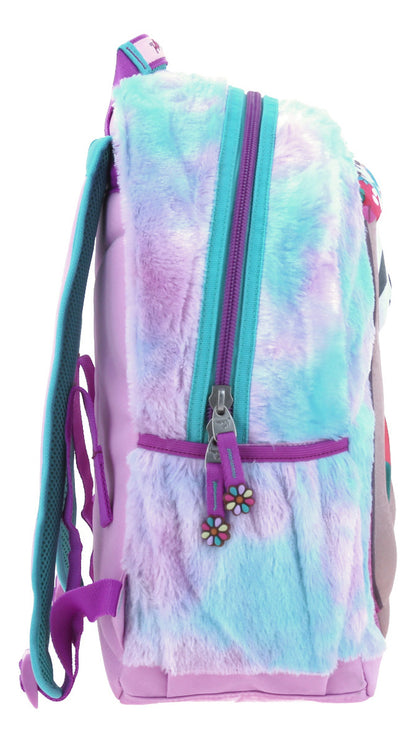 Mochila Grande Chenson Perezoso Peluche Happy Girl Loty Color Lila