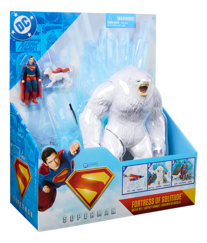 Figuras de Acción Superman Fortress of Solitude 3 Muñecos con Accesorios