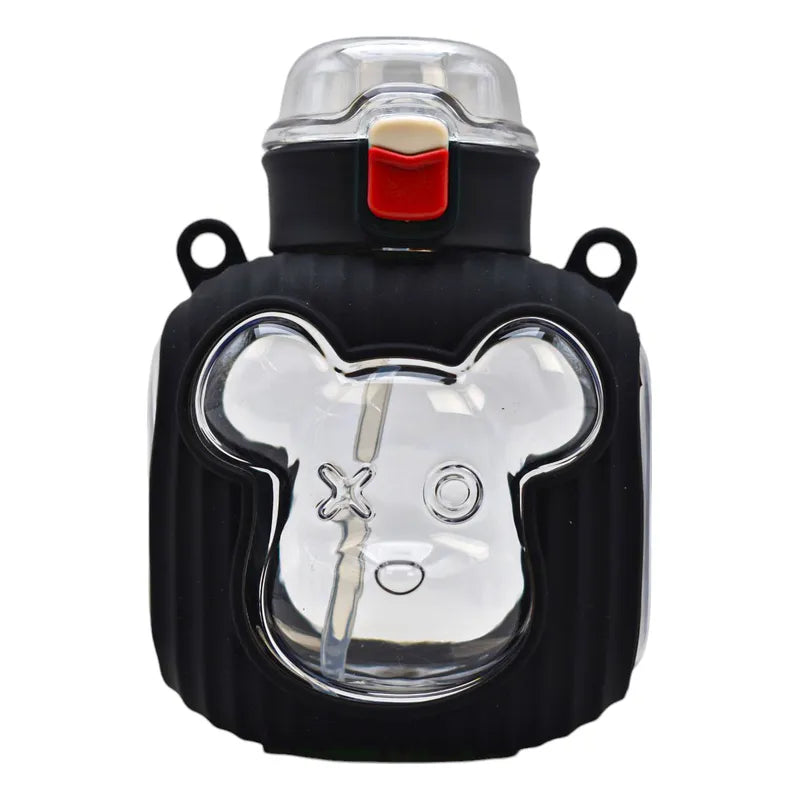 Botella Con Cara De Osito Con Asa 850ml Sm24coh238